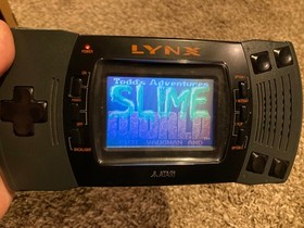 Atari Lynx II Console with Case and Todd's Slime World - TESTED AND WORKS!