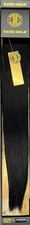 Sensual Indian Remi Gold 100 Human Hair Extensions 26" Straight 1 Jet Black 