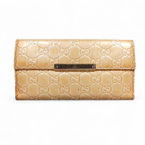 GUCCI Guccissima Long Bifold Wallet Lackleder GEBRAUCHT mit Staubbeutel - Bild 3 von 24