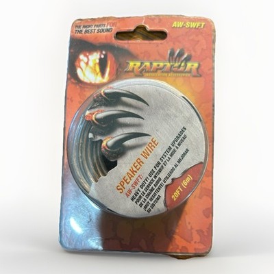 Raptor model AW-SWFT 20ft speaker wire