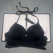 New Victoria  s Secret 34A Miraculous Bombshell Bikini Push Up Add 2 Cup Size NWT