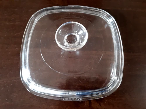 Corning Ware Glass Lid A-7-C for 1 qt, 1 1/2 qt & 1 3/4 qt Casseroles (Sm Flaw)