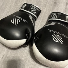 Sanabul Essential Sports Training GEL Boxing Gloves 10 Oz All Black 50041