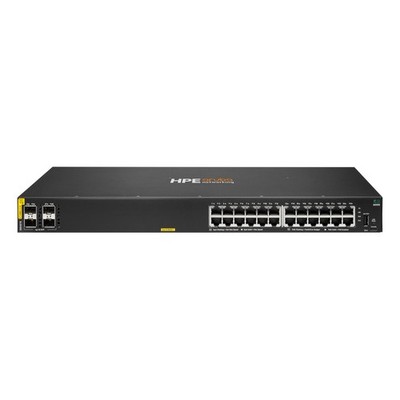 HPE Aruba Networking CX6000 Managed Switch (R8N87B) 24x 1G Ethernet, 4x 1G SFP,