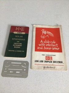 Vintage K+E Surveying Instrument Manuals 