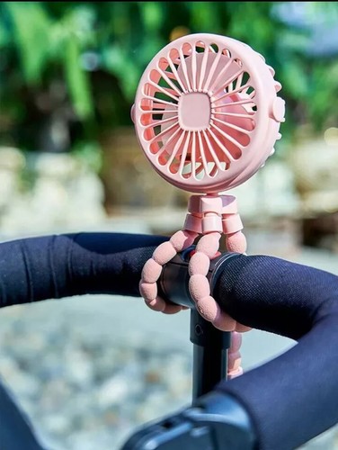 Multifunctional Portable USB Rechargeable Octopus Mini Foldable Handheld Fan - 第 3/10 張圖片