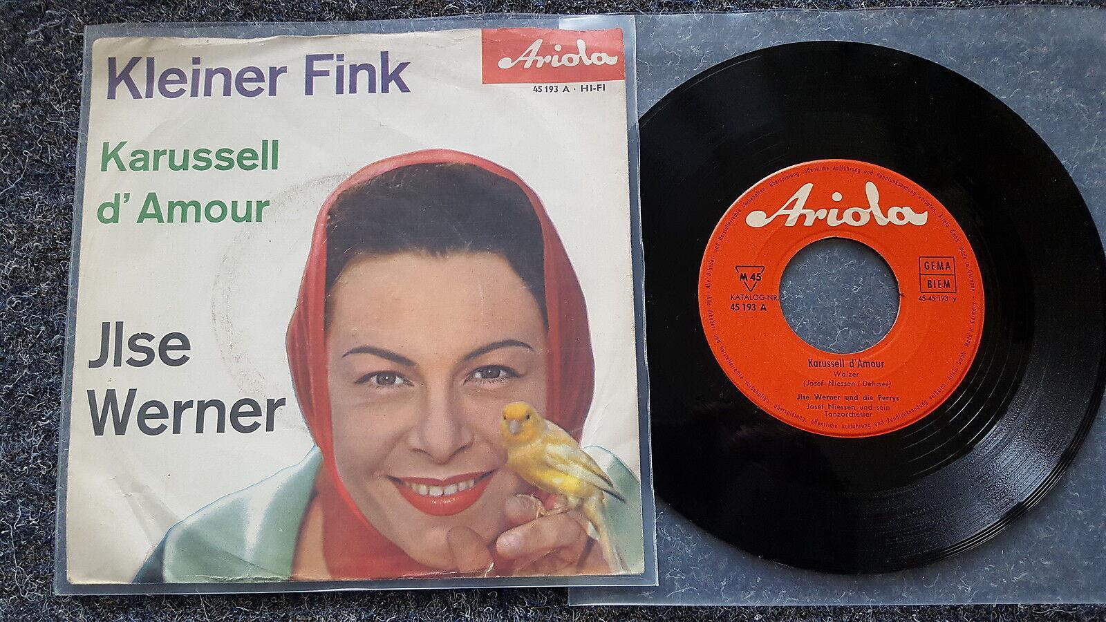 7"" Single Vinyl Ilse Werner - Kleiner Fink/ Karussell d'Amour