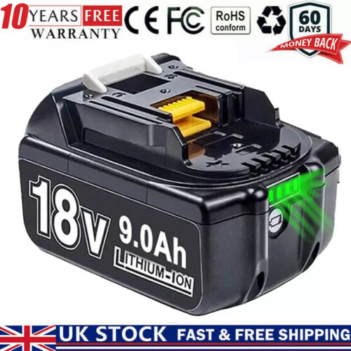 6.0AH ~9.0Ah Rechargeable Battery For Makita 18V LXT Li-Ion BL1830 BL1850 BL1860 - Picture 10 of 10