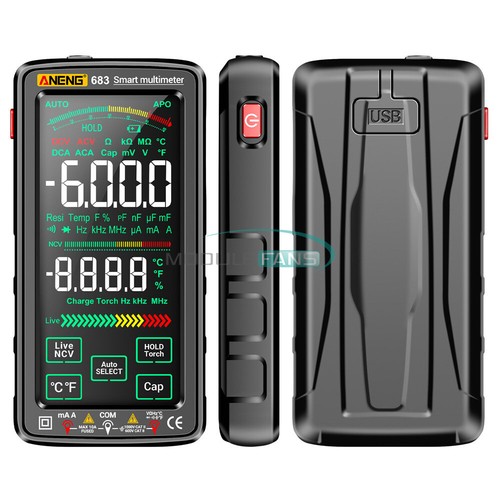 ANENG 683 682 681 Digital Multimeter AC/DC Capacitance Meter Diode Tester Tool - Picture 35 of 48