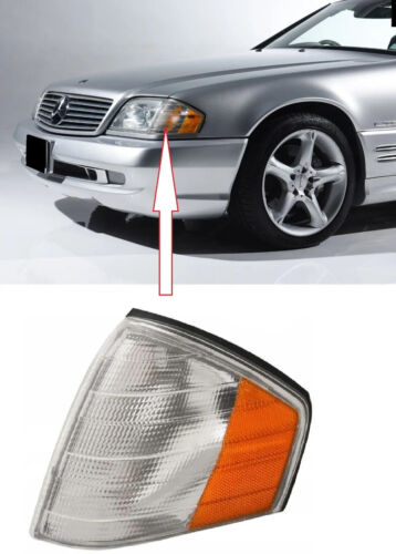 PAIR FRONT TURN INDICATOR LIGHT LAMPS for MERCEDES-BENZ R129 SL CLASS 1989-2001 - Picture 8 of 11