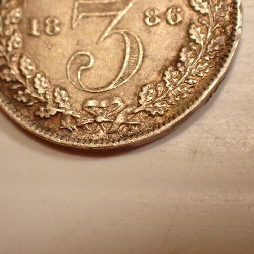 1886 Threepence Coin UK - Excellent Condition - Picture 6 of 6