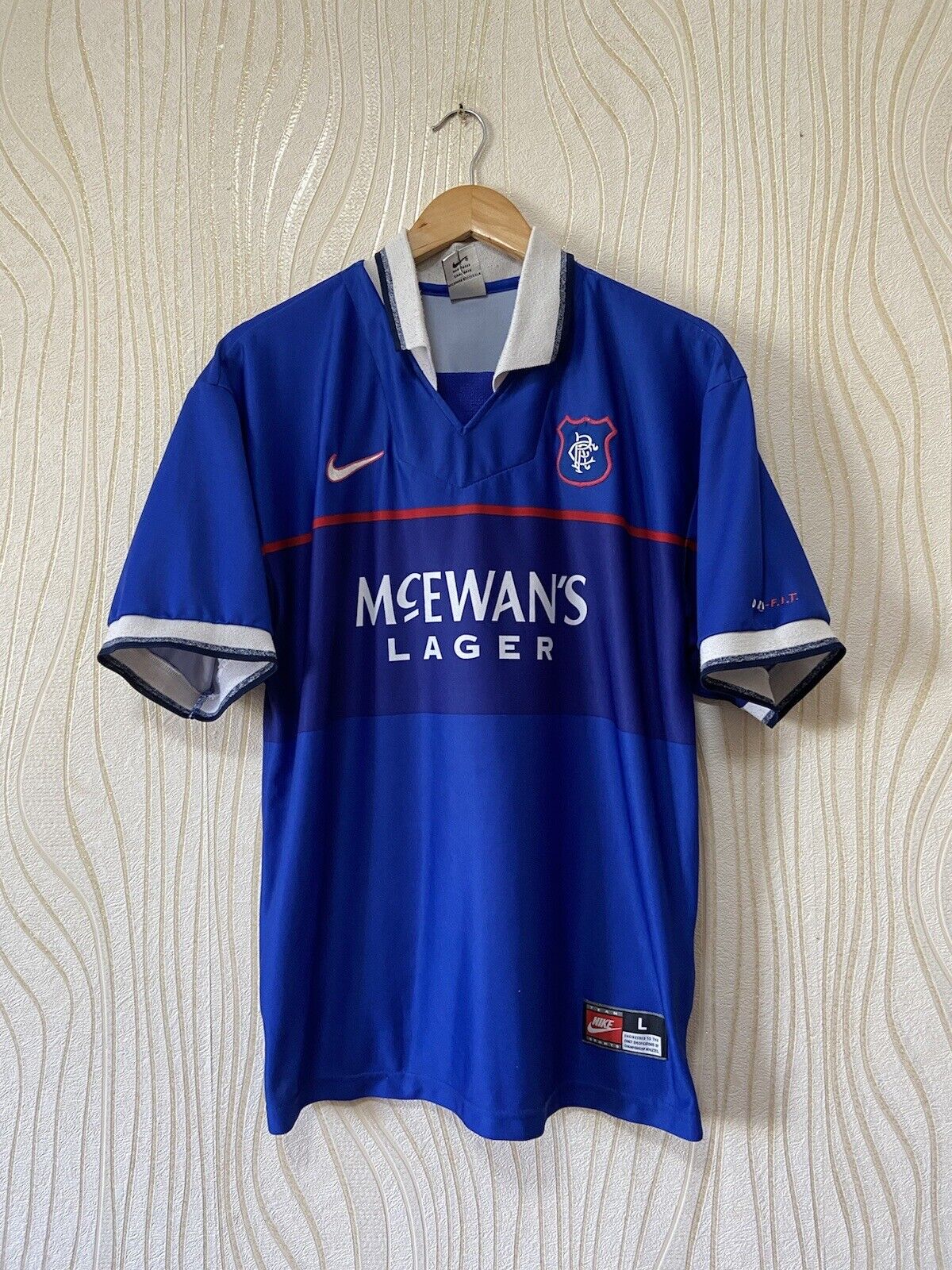 GLASGOW RANGERS 1997 HOME FOOTBALL SHIRT SOCCER JERSEY sz L MENS VINTA eBay