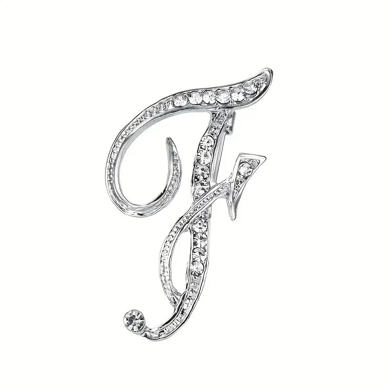 Elegant Stone Encrusted Brooch Pin In Stock For Christmas Gift F005