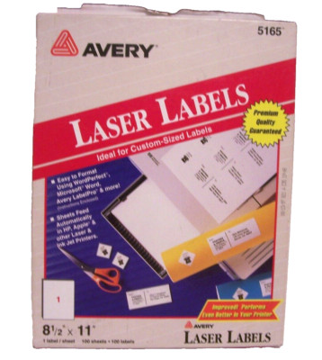 Avery Shipping Labels For Laser Printers - 5165