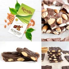  Revello Almond Chocolate Covered in Rich Milk Cocoa Butter Deco Gift 170g 