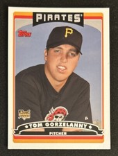 2006 Topps Tom Gorzelanny Rookie Card (RC) #315 Pirates Pitcher VG O/C & Corners. rookie card picture