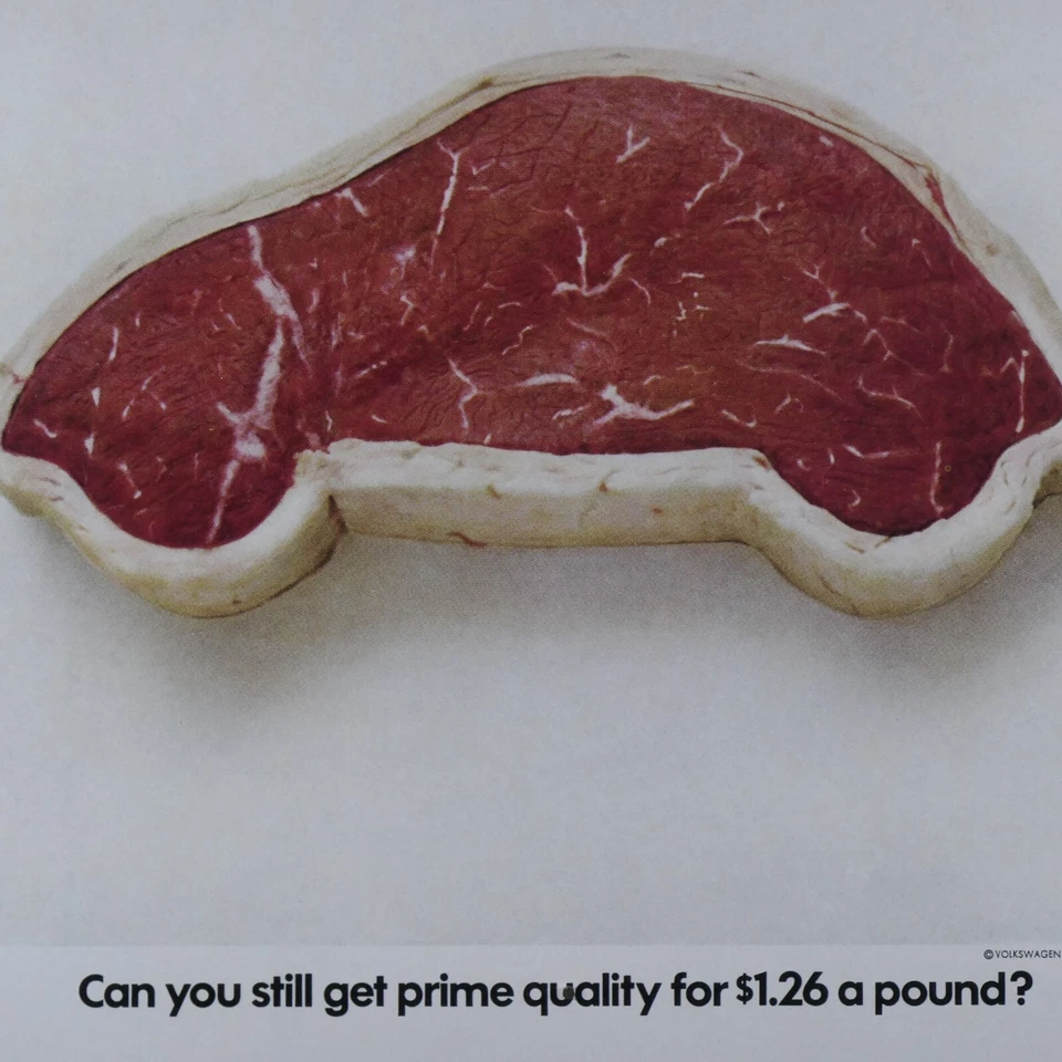 1973 Volkswagen жук винтажный первоклассное качество $1,26 фунта оригинальная печатная реклама - Изображение 4 из 4