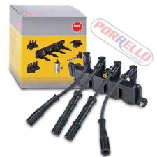 BOBINA CAVI ACCENSIONE FIAT GRANDE PUNTO 199 1.2 1.4 LPG Natural Power NGK 49086