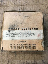 For Jeep Mb Gpw L-134 F-134 Nos Std. Piston Ring Set