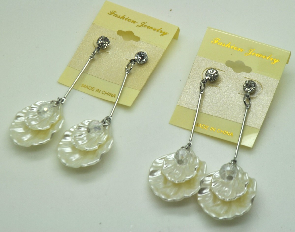 wholesale lot pairs bohemian Shell shape duble style Fashion