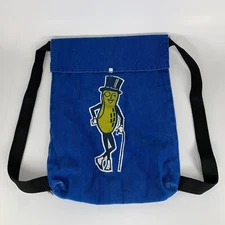 Mr. Peanut Vintage Book Bag Back Pack Vintage Retro 1970s Carry All