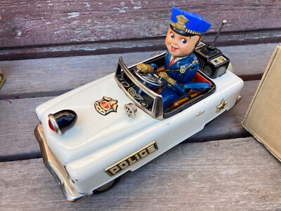 野村トーイ•新工社？ダブルネーム　電動　MYSTERY•POLIS.CAR動作品 野村トーイ•新工社？ダブルネーム電動MYSTERY•POLIS.CAR動作品