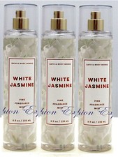BATH  BODY WORKS WHITE JASMINE BODY MIST SPRAY 8 FL OZ LOT OF 3 PCS 