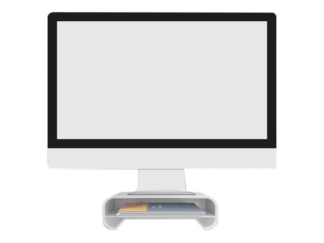 DeLOCK Monitor stand with drawer white white Flatscreen Accessory 18324