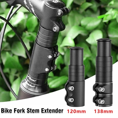 Mountain Bike Handlebar Front Fork Stem Riser Extender Extension Head Up Adaptor