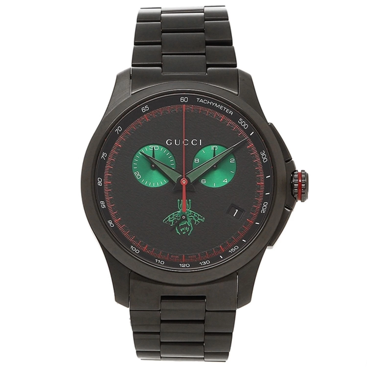 Montre à quartz noire Gucci YA126270 pour homme G INTEMPOREL