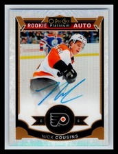 2015-16 OPC PLATINUM WHITE ICE #171 NICK COUSINS AUTO ROOKIE /99