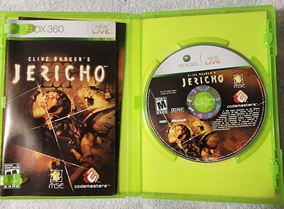 Clive Barker's Jericho (Microsoft Xbox 360, 2007)  w/ Manual 