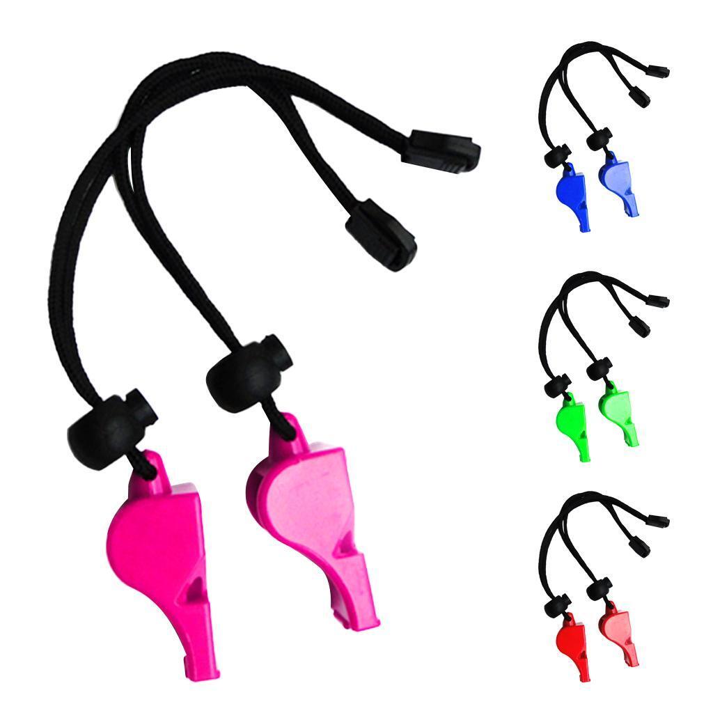 2pcs Emergency Survival Safety Whistles with Wrist Strap for Diving Kayaking eBay