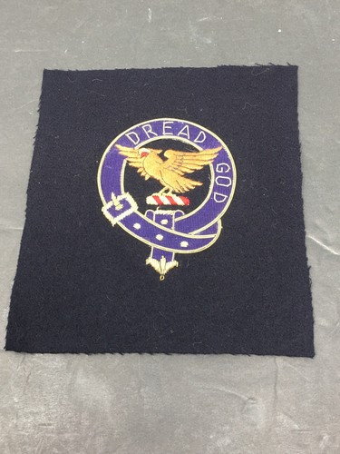 Unusual DREAD GOD Embroidered Patch On Felt Military ? Very Detailed ! - Picture 9 of 12