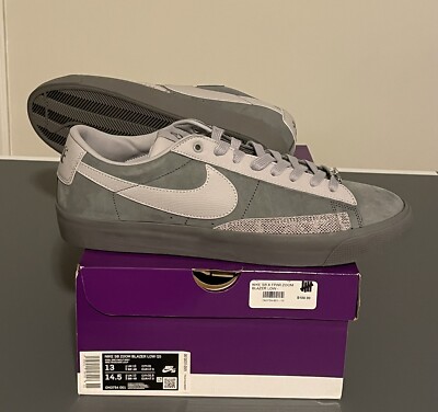 Nike SB Blazer Low FPAR Cool Grey•Size 13•New With Box | eBay
