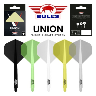     BULLS Dart Flights Shafts Komplettsystem Flight-Shaft System Integral Union