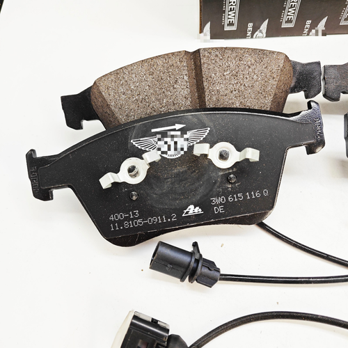 Front Rear Brake Pad Kit for Bentley Continental Gt, Gtc, & Flying Spur - Picture 7 of 22