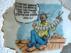 Vintage Small "Cut Out Smokin " Change / Trinket Dish " Great Rare Collectible " — photo 2