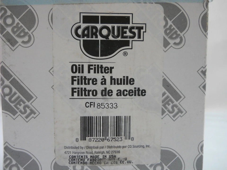 Filtro de aceite de motor Carquest 85333 se adapta a; Porsche 911 y Volvo 740 745 760 Foto 4 de 4