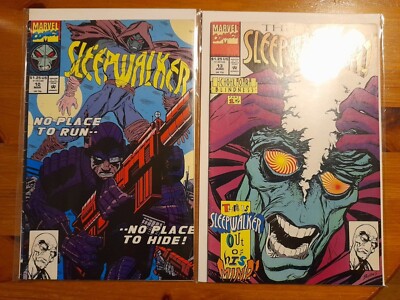 Sleepwalker #10 #13 1992 2 x comics