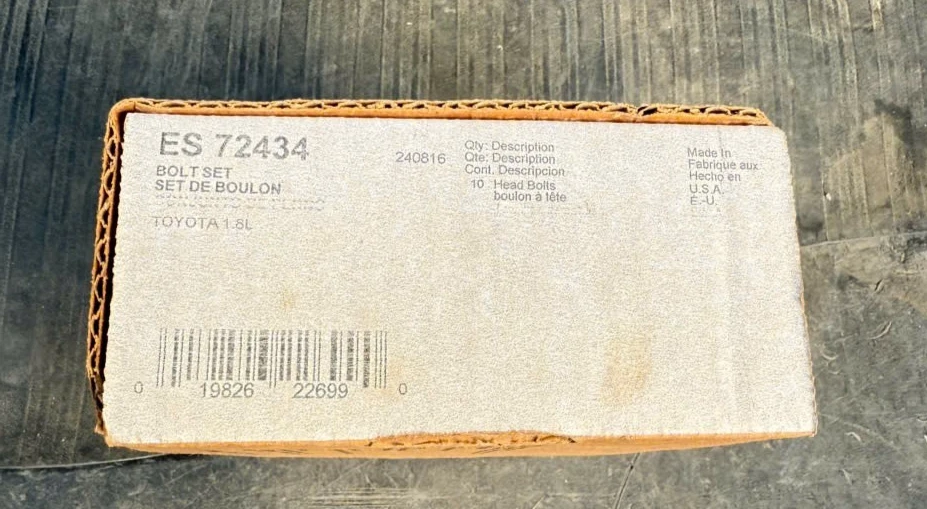 For Toyota Corolla 2009-2024 Fel-Pro ES 72434 Cylinder Head Bolt Set - Image 2 of 2