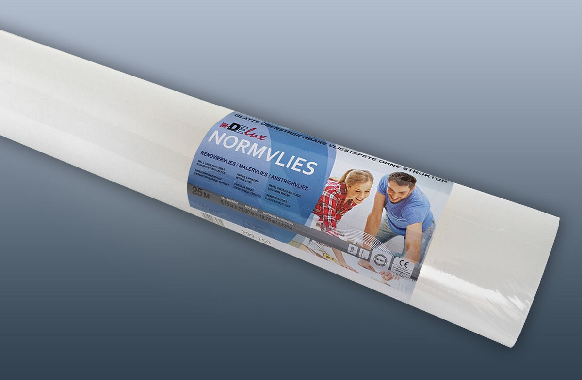 SPARPAKET 6x NORMVLIES 150g Malervlies Glattvlies 112,5 m2 + 3x GRATIS Kleister