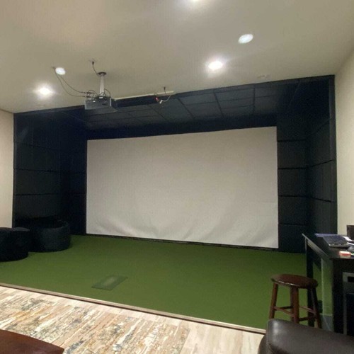 SIGPRO Golf Simulator Wall Padding 3' x 3' x 3" - by The Indoor Golf Shop - Picture 3 of 7