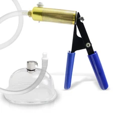 LeLuv Labia Suction Vacuum Pump Padded ULTIMA Handle with Premium Ergonomic Cup