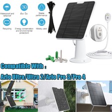 Solar Panel Outdoor Spotlight Camera Charger for Arlo Ultra/Ultra2/Pro 3/Pro 4