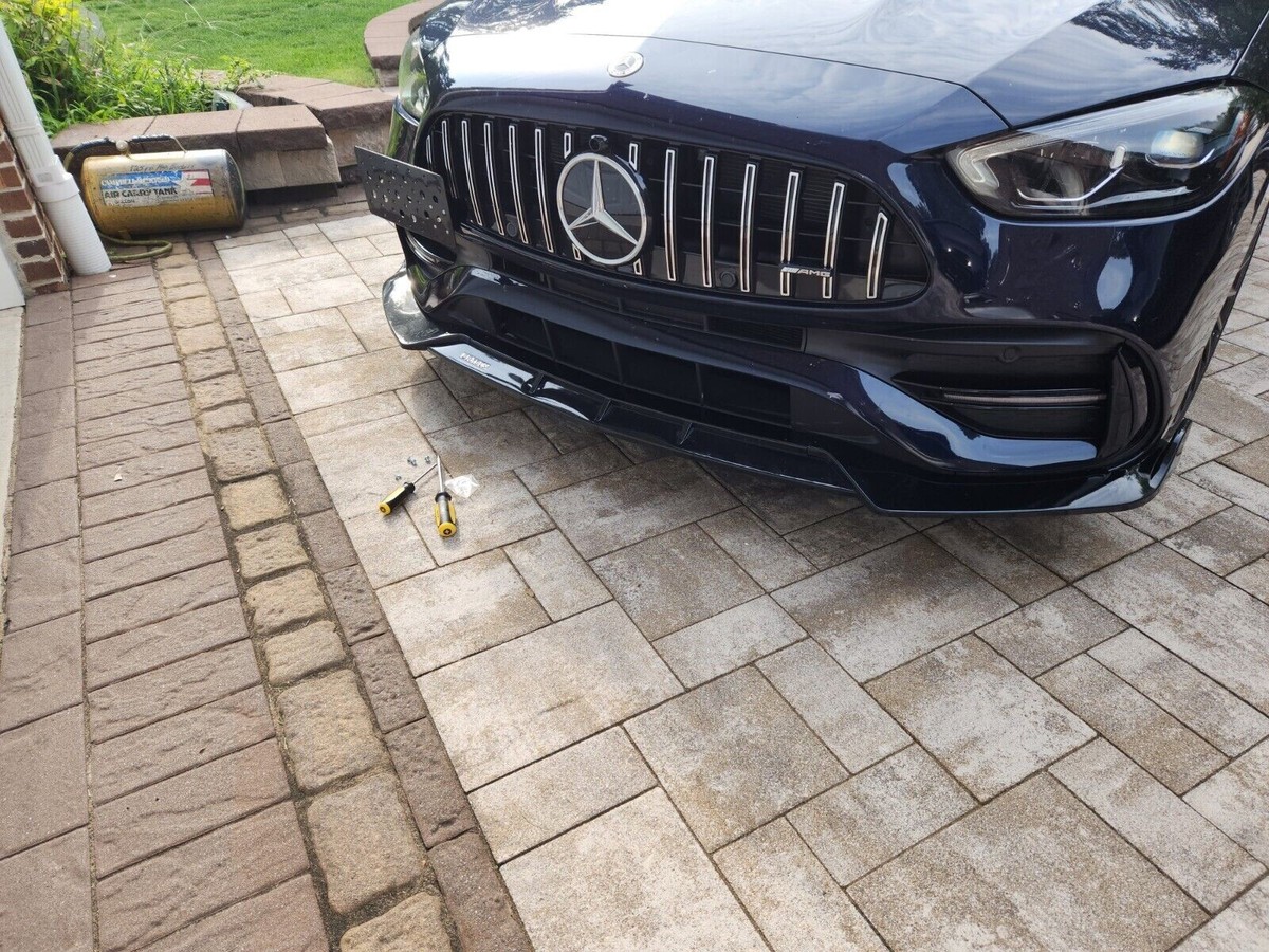 Bumper Tow Hook License Plate Mount Bracket For Mercedes C-Class - Foto 2