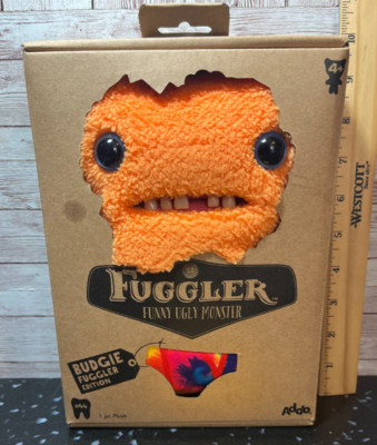 FUGGLER Plush Funny Ugly Monster Budgie Fuggler Edition 44 Orange Gaptooth McGoo