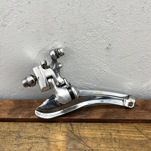 Vintage Shimano Dura Ace Front Derailleur FD-7400 Braze on Bottom Pull Double A6 - Picture 8 of 15