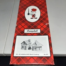 Campbell Scale Models HO Kit #397 Ice House & Cafe