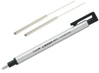 2 Set X Tombow Mono Zero Eraser Round Tip Retractable Silver Barrel on sale 2 Set X Tombow Mono Zero Eraser Round Tip Retractable Silver Barrel on sale